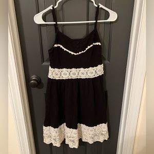 Black Lace Sun Dress